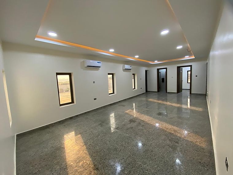 Office fitted with wall mounted split units